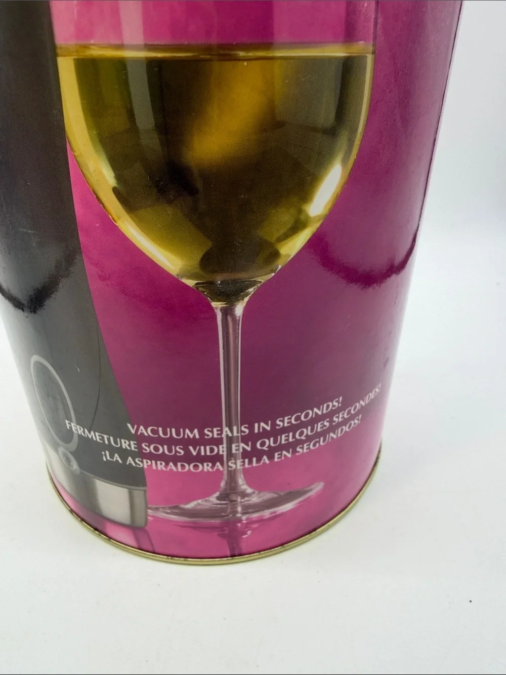 Epicurean Wine & Champagne Preservation System Opened Box